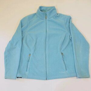 L.L. Bean Women’s Mountain Jacket Full Zip Classic Fleece Petite M Teal